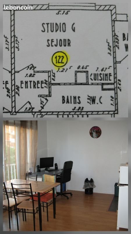 Appartement à louer, 24m², Nancy