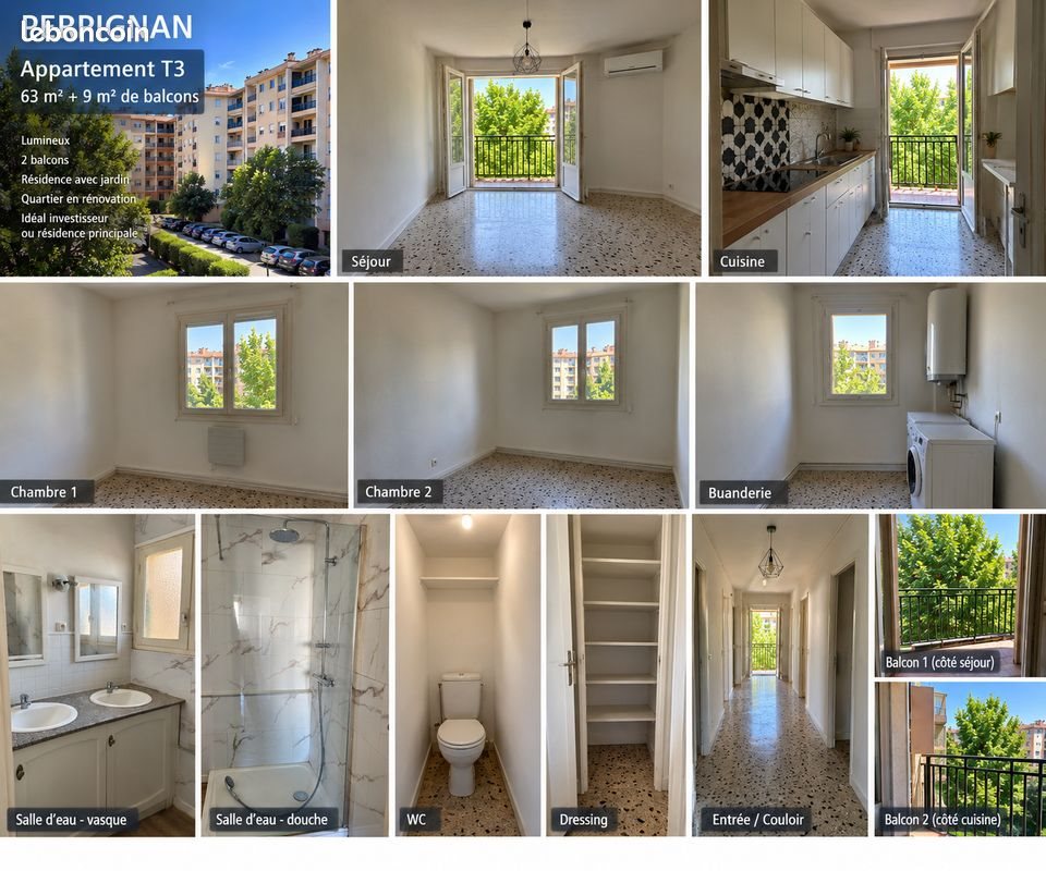 Appartement à vendre, 64m², Perpignan