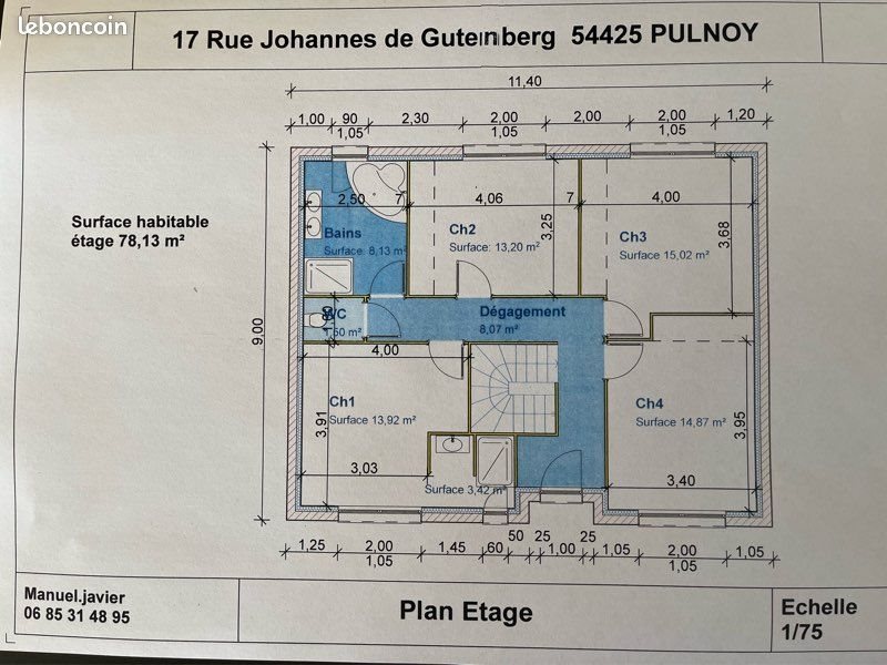 Maison à louer, 138m², Pulnoy