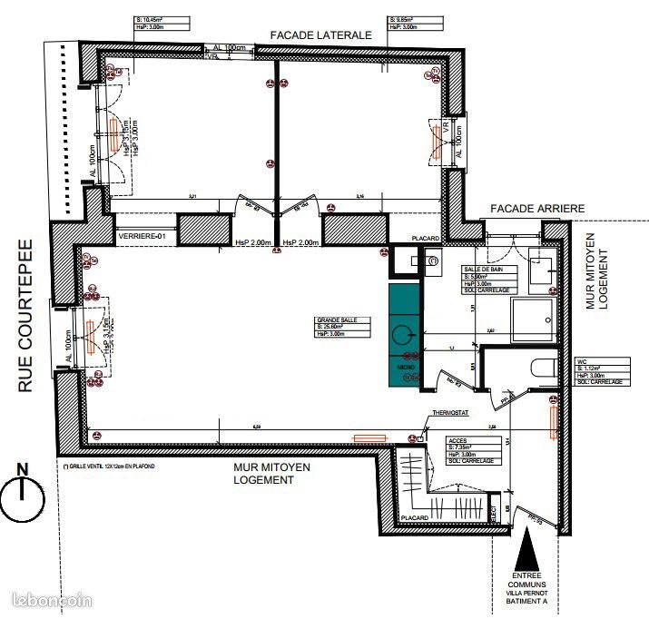 Appartement à louer, 60m², Dijon