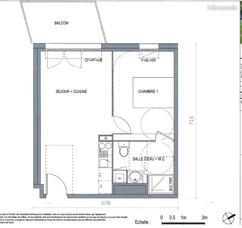 Appartement à vendre, 39m², Le Haillan