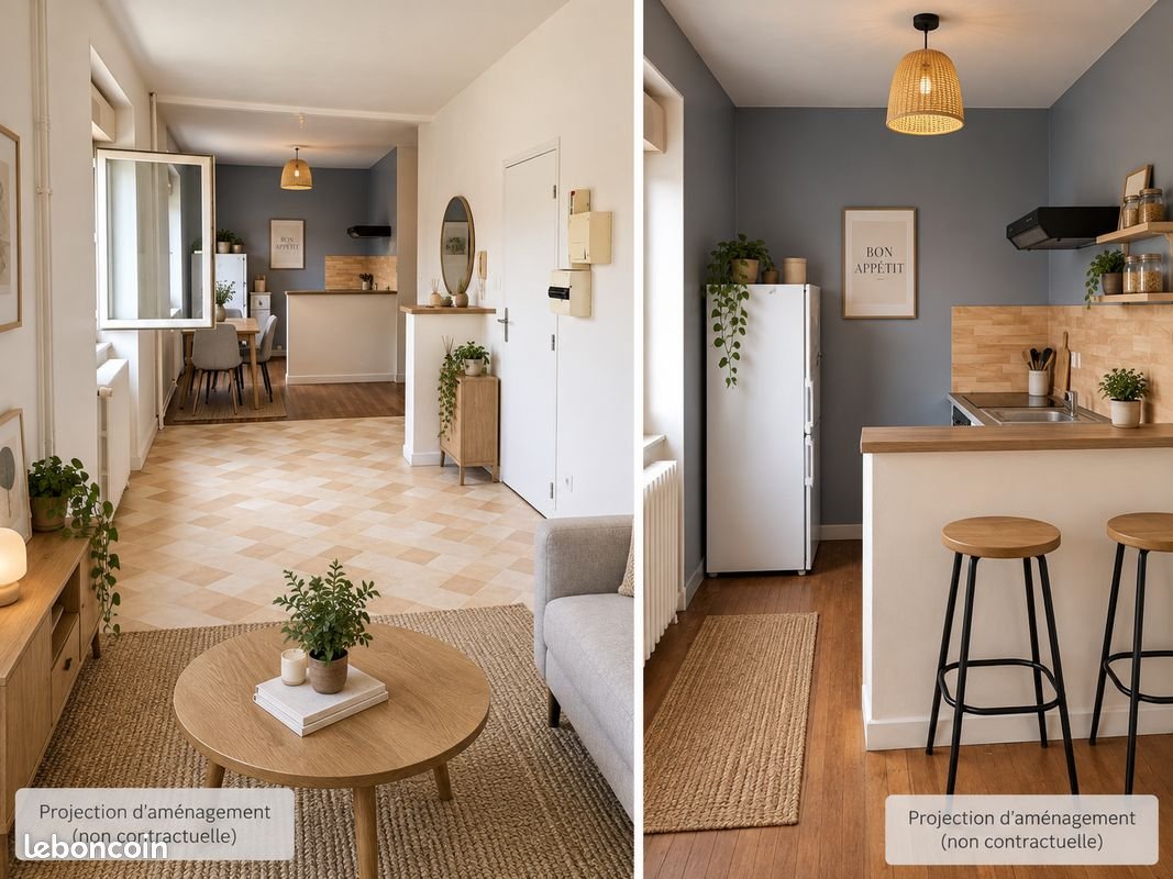 Appartement à louer, 48m², Châlus