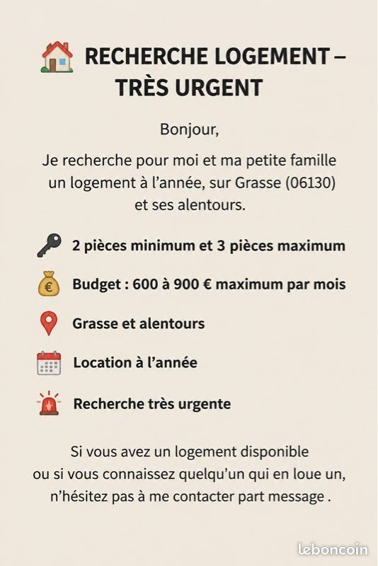 Appartement à louer, 35m², Grasse