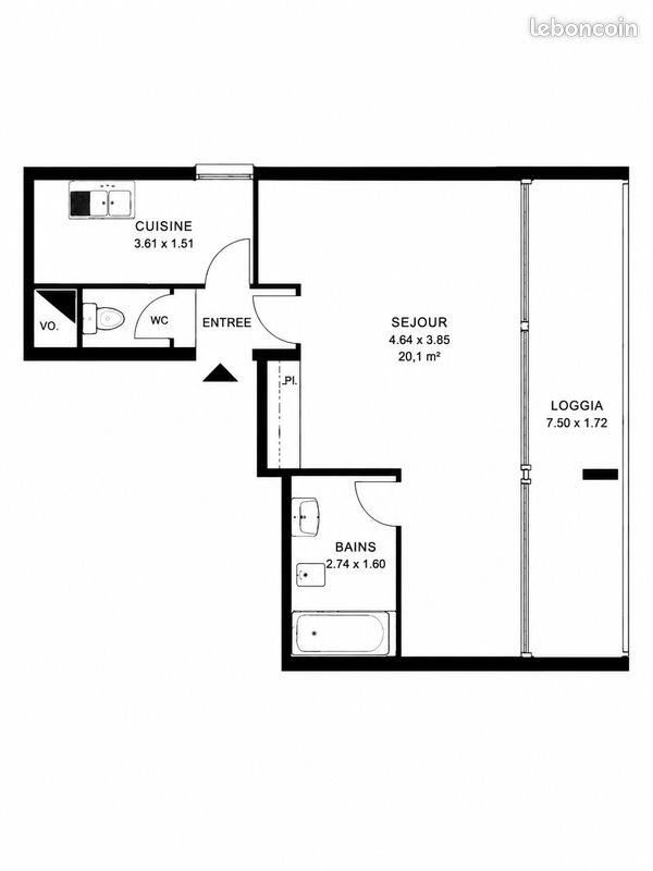 Appartement à louer, 38m², Marly-le-Roi