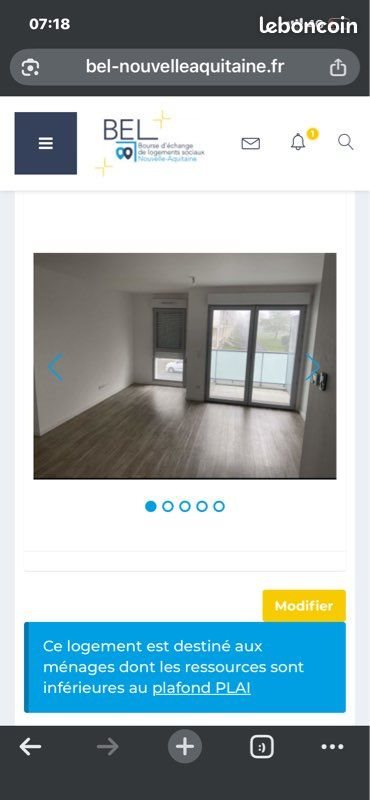 Appartement à louer, 42m², Mérignac