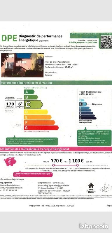 Appartement à vendre, 46m², Plaisance-du-Touch