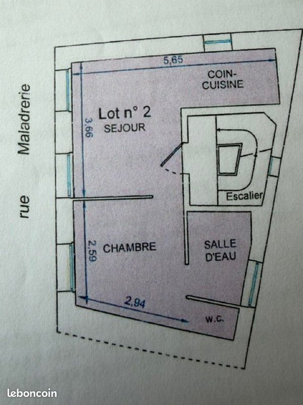 Appartement à louer, 29m², Rouen