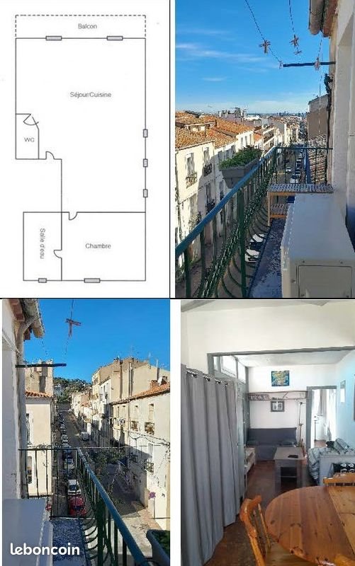 Appartement à louer, 38m², Sète