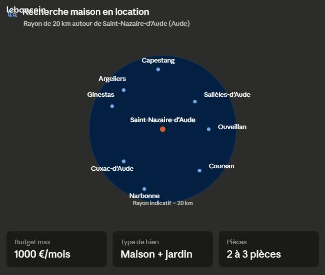 Maison à louer, 100m², Saint-Nazaire-d'Aude