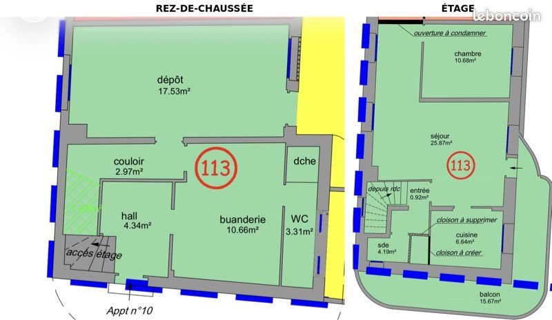 Appartement à vendre, 103m², Oyonnax