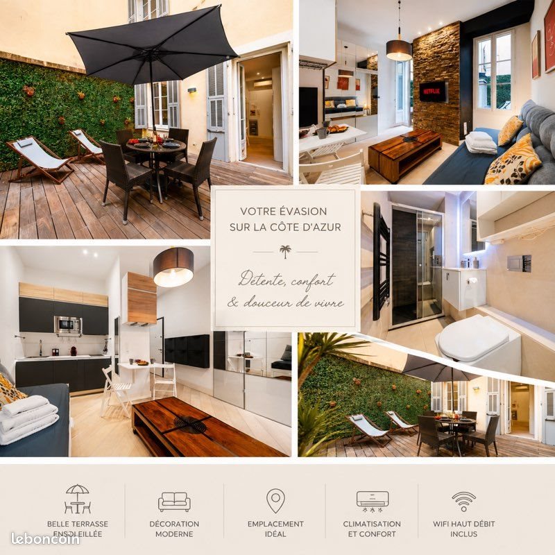 Appartement à louer, 21m², Nice