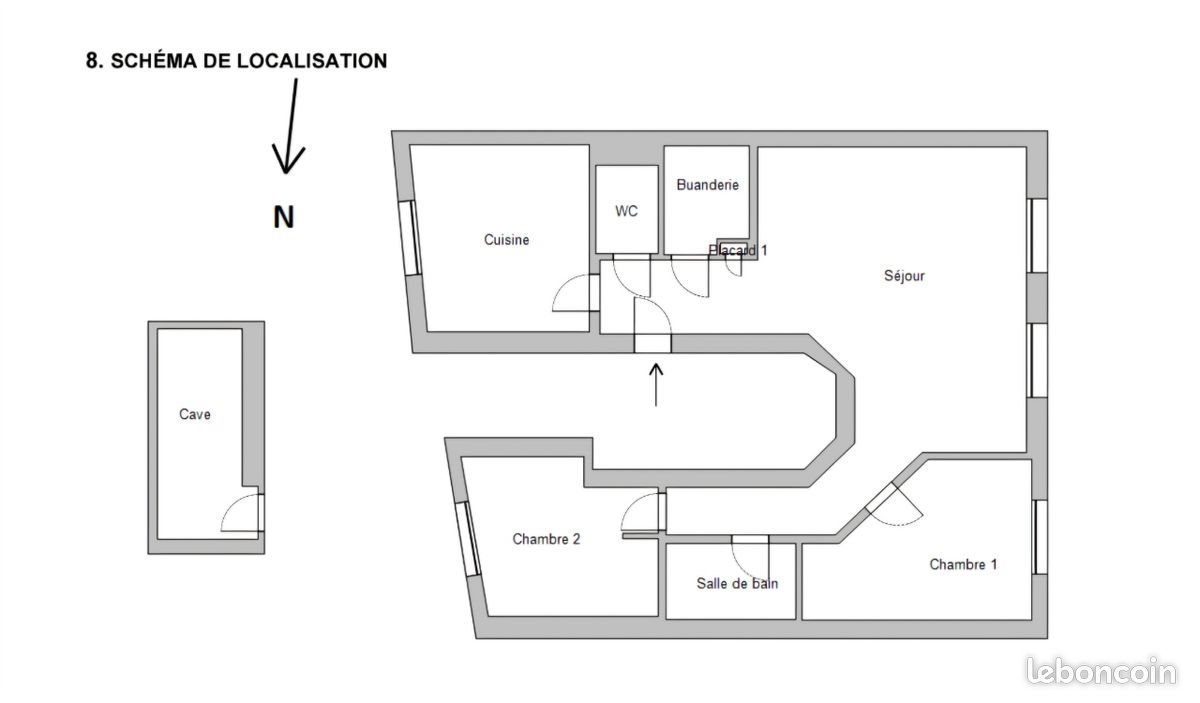 Appartement à vendre, 75m², Saint-Just-Saint-Rambert
