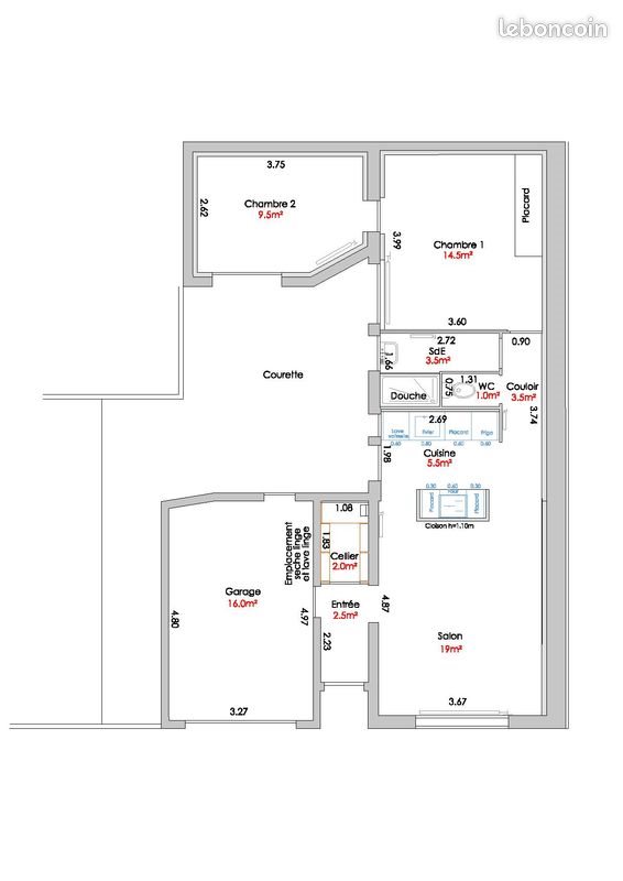 Maison à vendre, 62m², Saint-Nazaire
