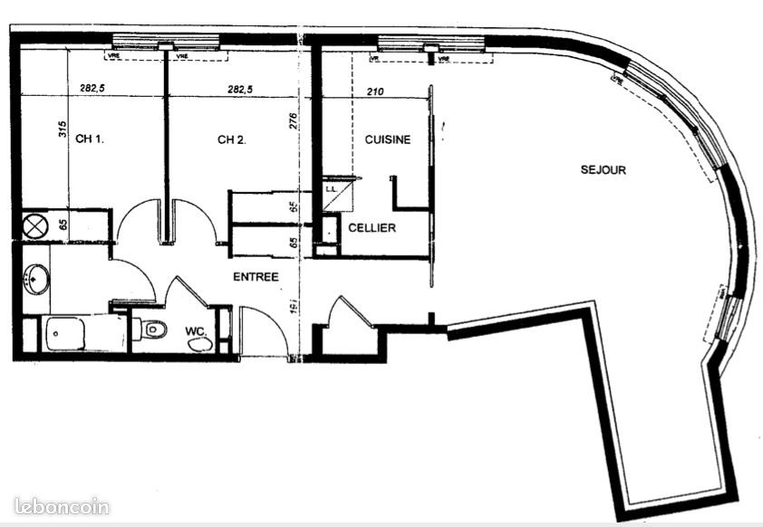 Appartement à vendre, 79m², Vannes