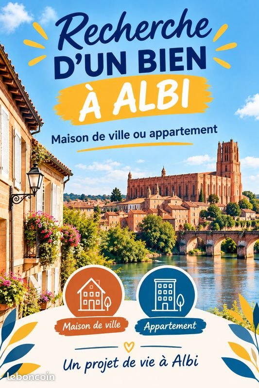 Appartement à louer, 80m², Albi