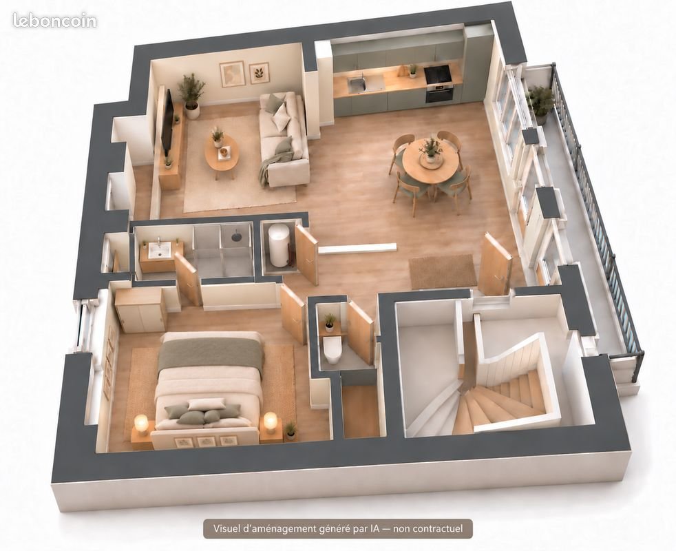 Appartement à vendre, 39m², Paimboeuf