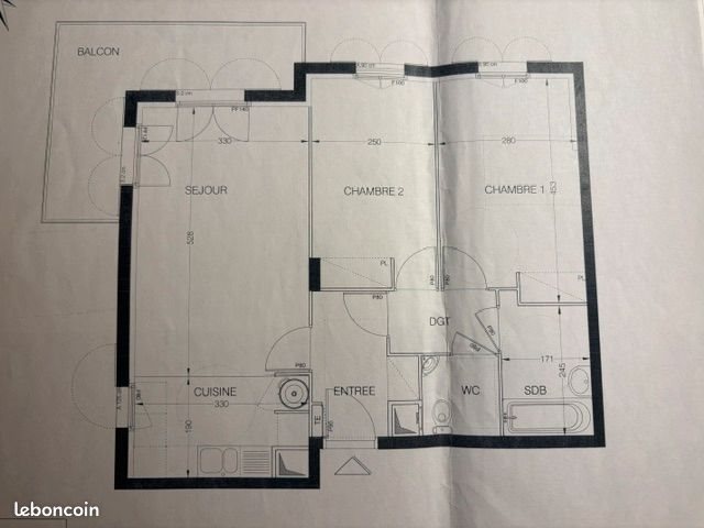 Appartement à vendre, 60m², Émerainville