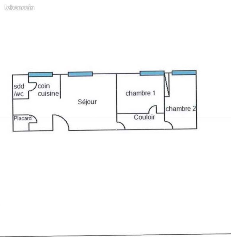 Appartement à louer, 52m², Le Havre