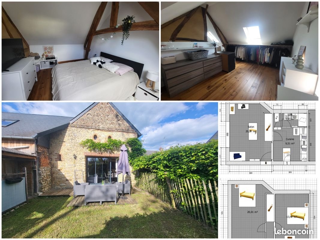 Maison à louer, 65m², Hanvoile