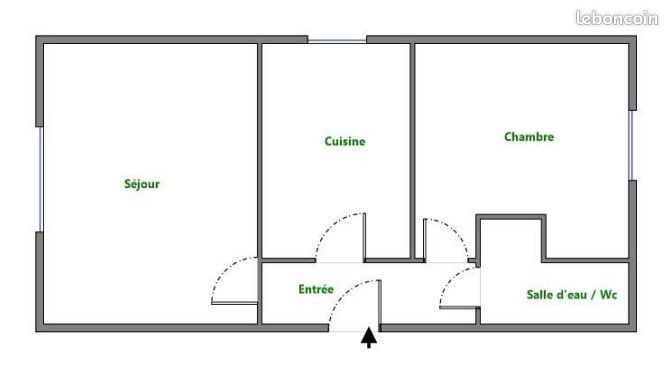 Appartement à louer, 37m², Ablon-sur-Seine