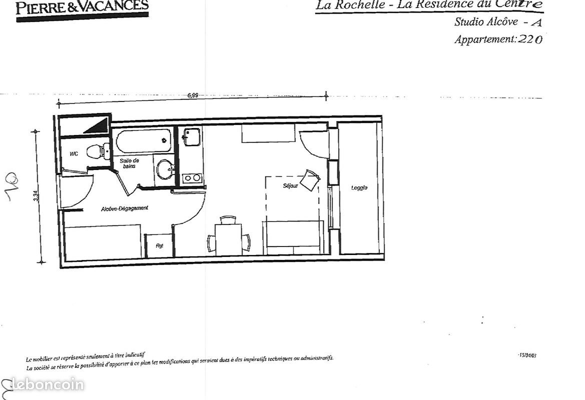 Appartement à vendre, 22m², La Rochelle