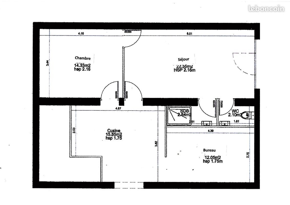 Appartement à louer, 36m², Carpentras