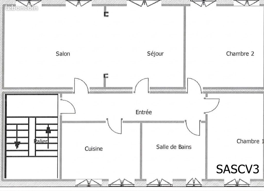 Appartement à louer, 79m², Verdun
