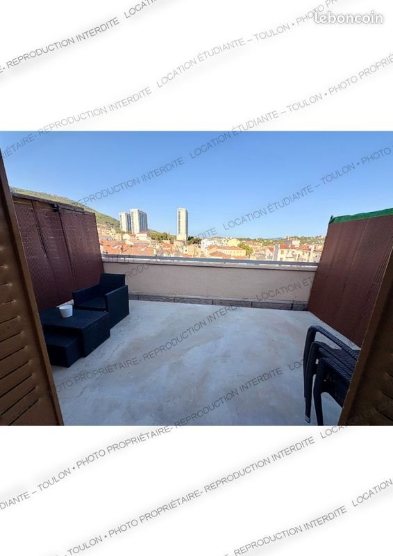 Appartement à louer, 19m², Toulon