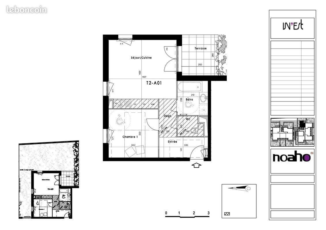 Appartement à vendre, 46m², Vaulx-en-Velin