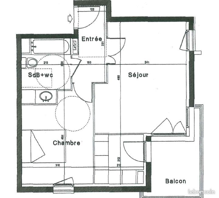 Appartement à vendre, 43m², Villecresnes