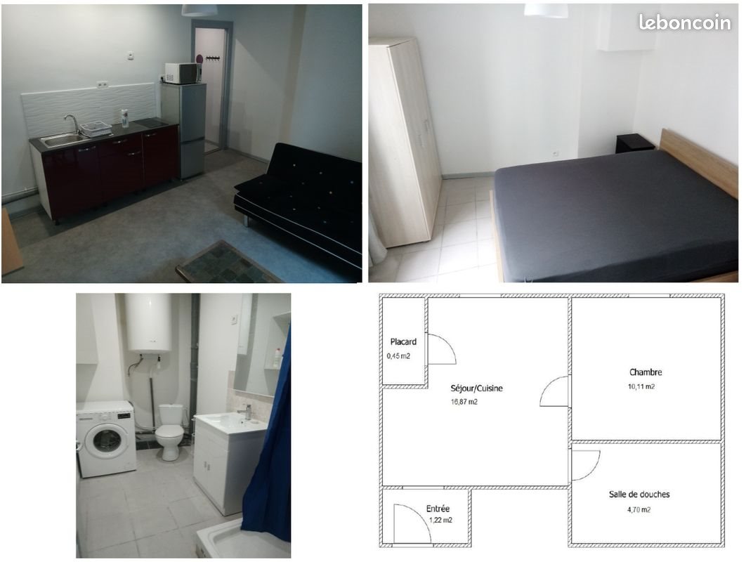 Appartement à louer, 32m², Le Havre
