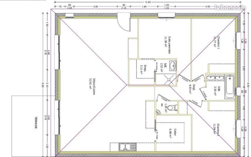 Maison à vendre, 110m², Mions