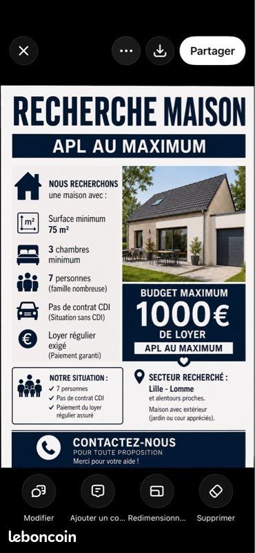 Maison à louer, 90m², Lille