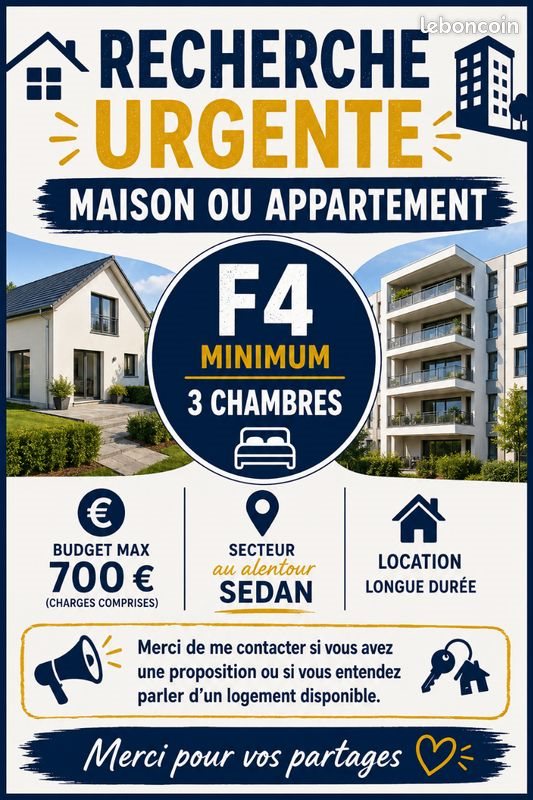 Maison à louer, 100m², Raucourt-et-Flaba