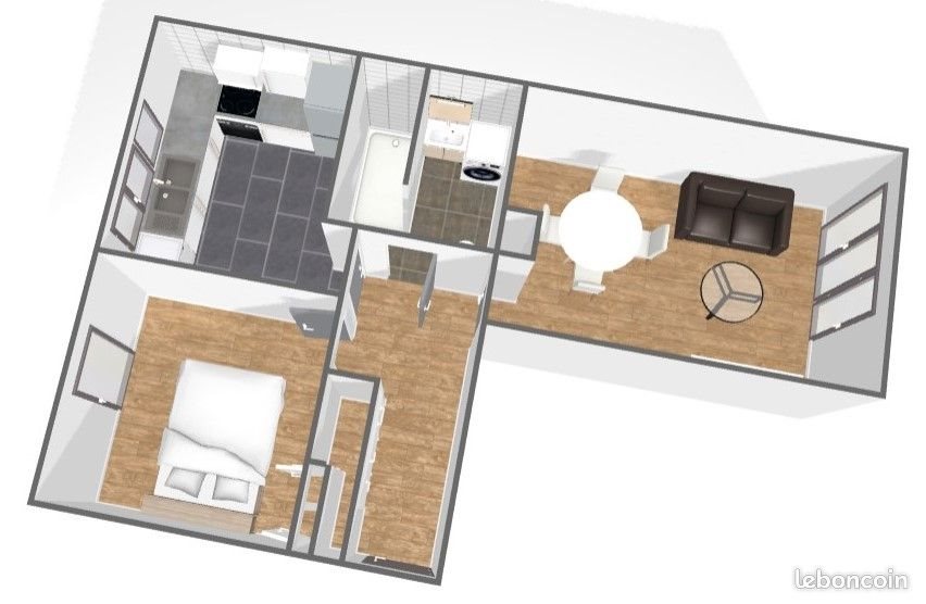 Appartement à louer, 43m², Chevilly-Larue
