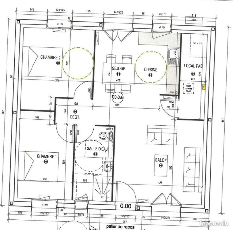 Maison à louer, 80m², Baugé
