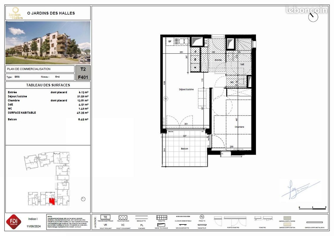 Appartement à vendre, 47m², Saint-Jean-de-Védas
