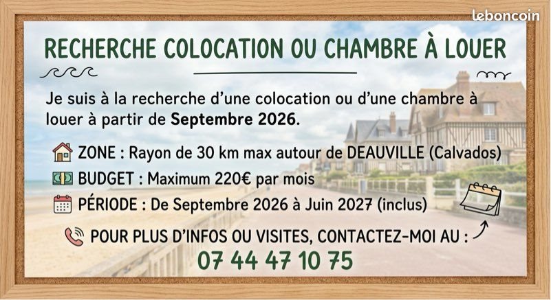 Appartement à louer, 10m², Deauville