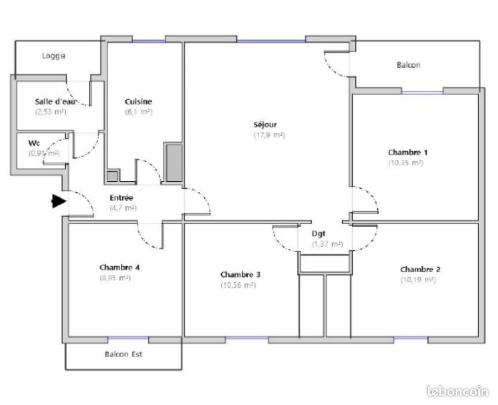 Appartement à vendre, 73m², Thonon-les-Bains