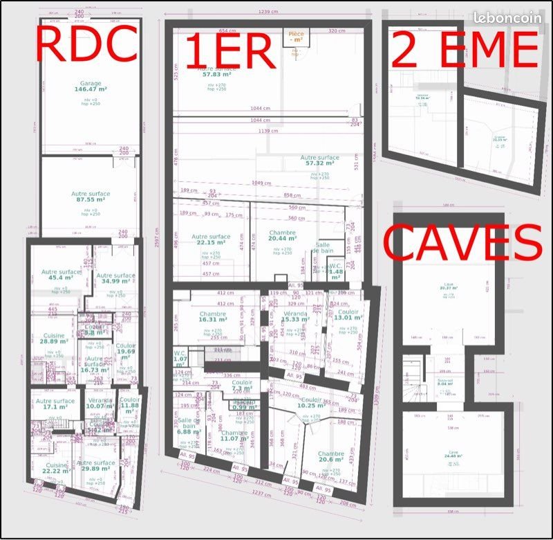 Maison à vendre, 160m², Mozac