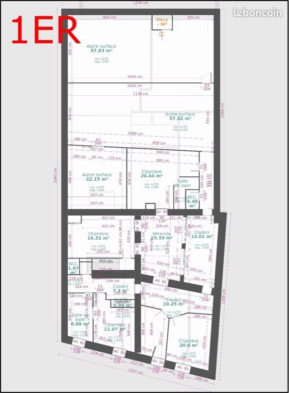 Maison à vendre, 160m², Mozac