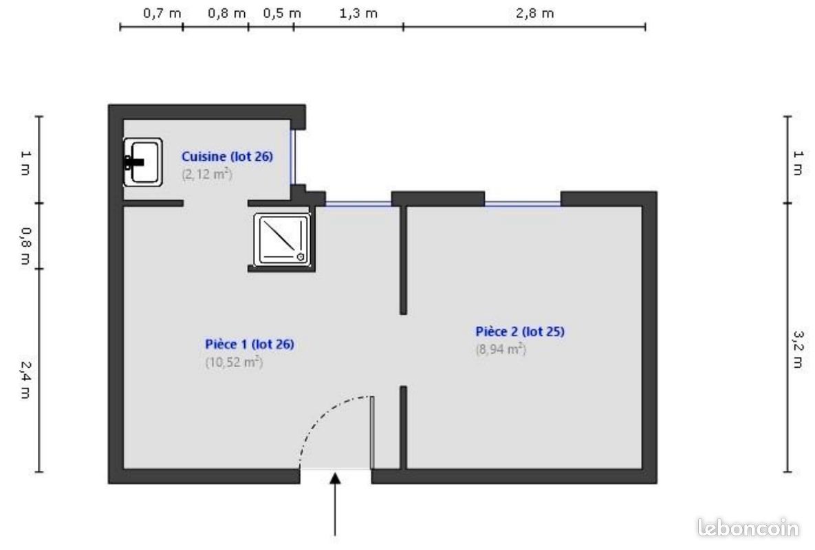 Appartement à vendre, 21m², Nice