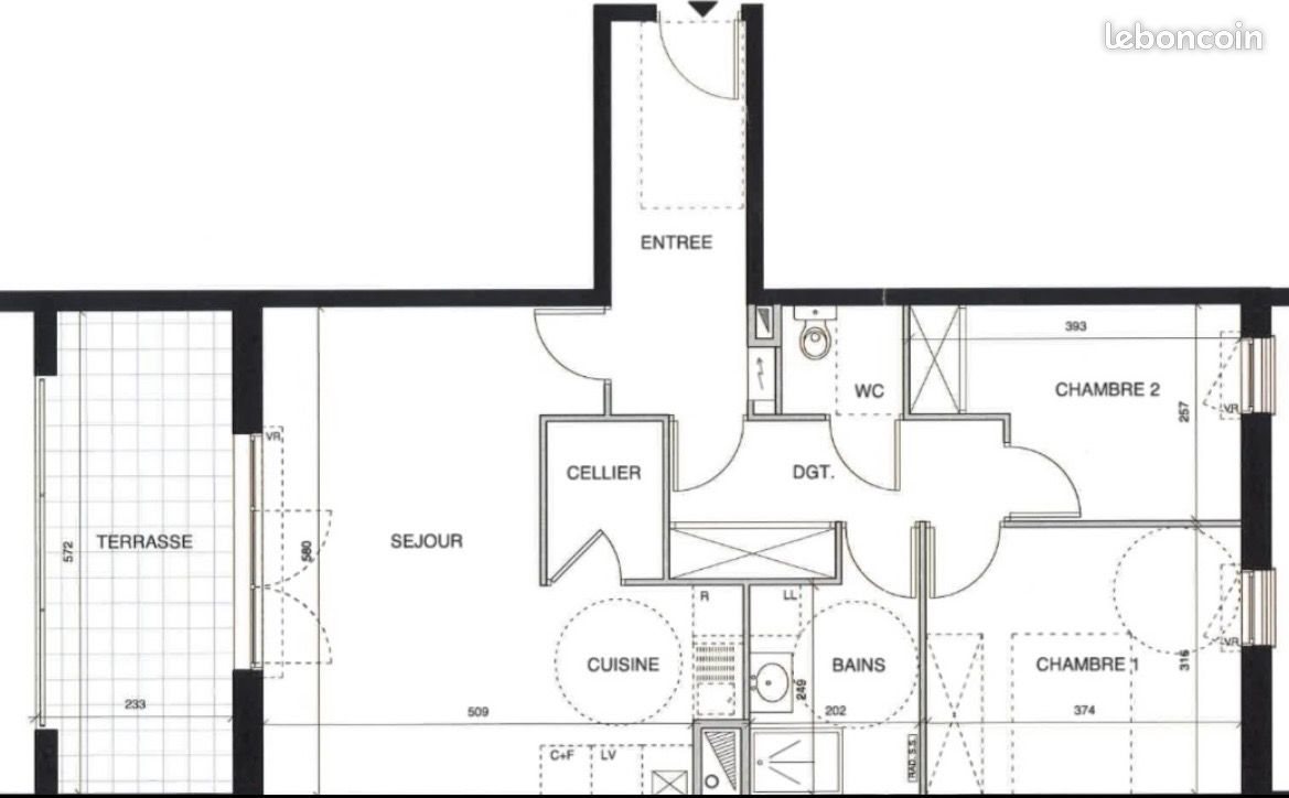 Appartement à vendre, 70m², Anglet