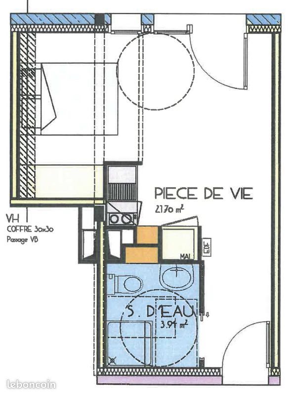 Appartement à louer, 26m², La Roche-sur-Yon