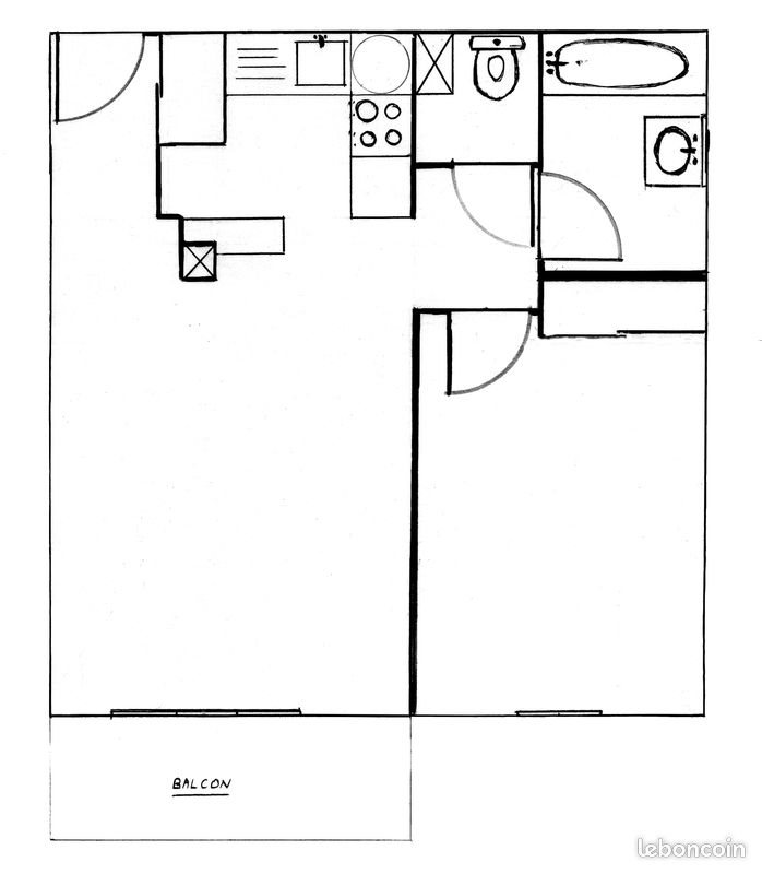 Appartement à louer, 42m², Orléans