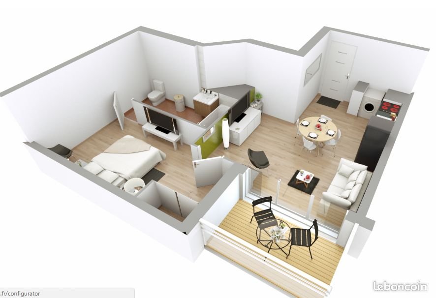 Appartement à louer, 43m², Oullins