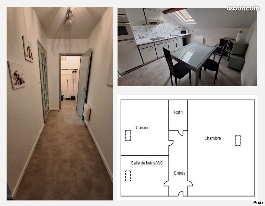 Appartement à louer, 42m², Fesches-le-Châtel