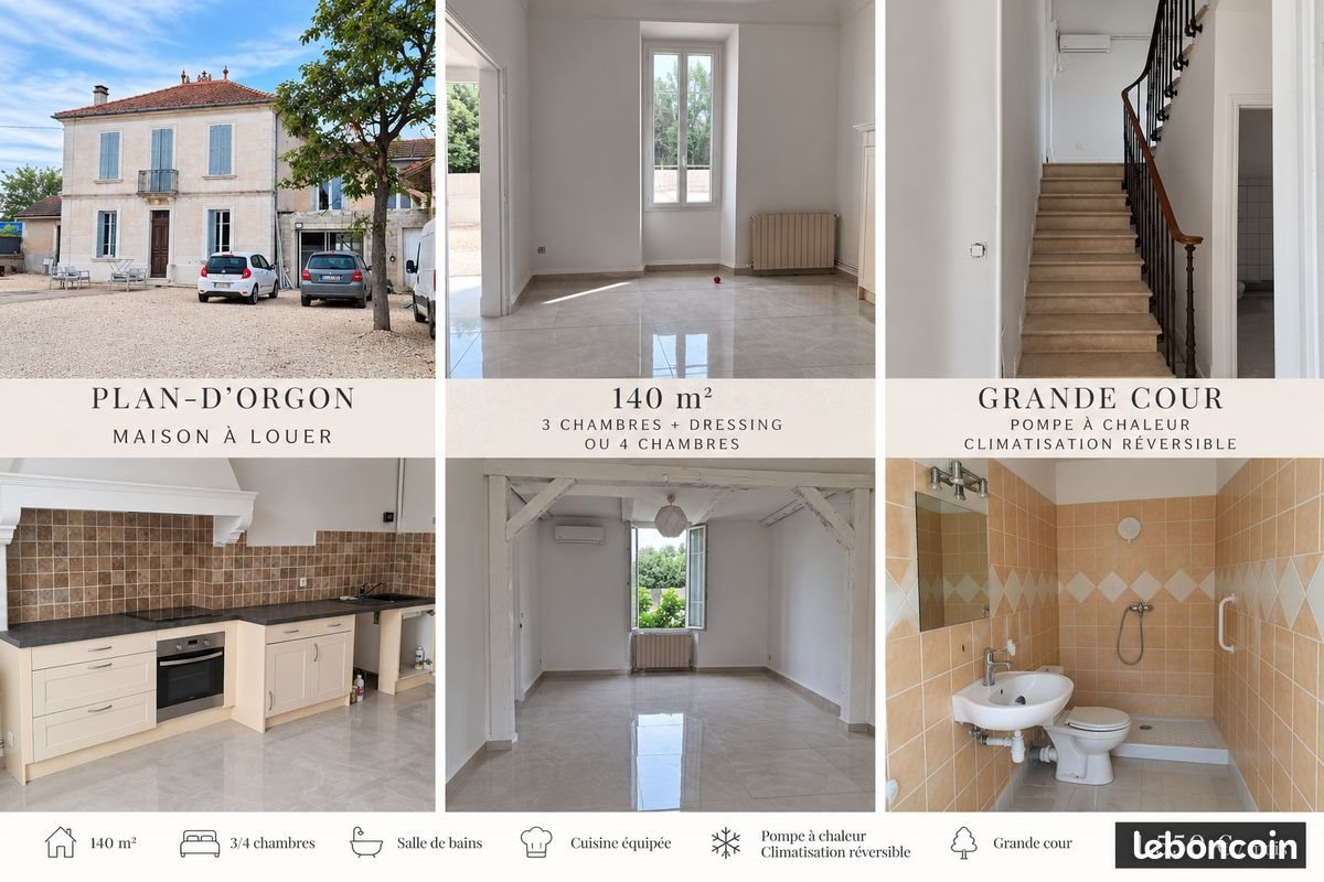 Maison à louer, 140m², Orgon