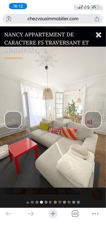 Appartement à louer, 97m², Nancy