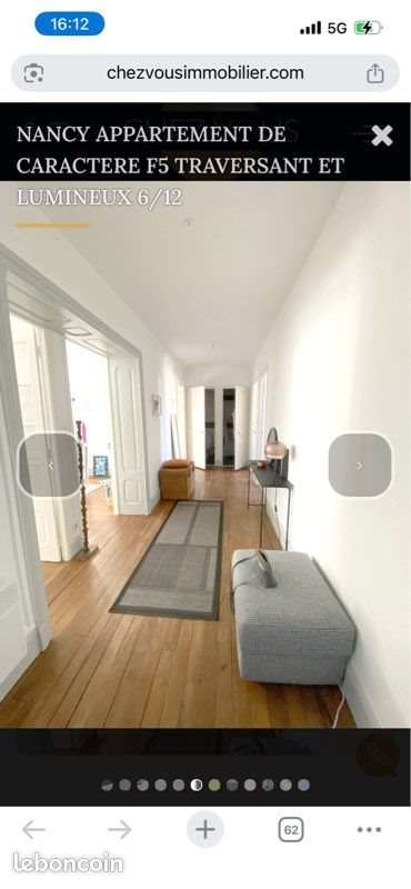 Appartement à louer, 97m², Nancy